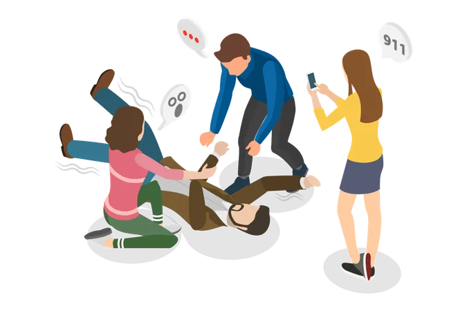 Epilepsia, distúrbio do sistema nervoso  Ilustração
