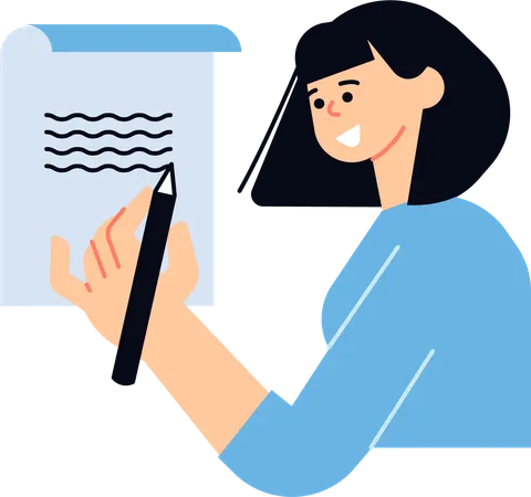 Redação de conteúdo  Ilustração