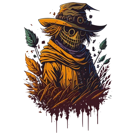 Espantalho Clipart  Ilustração