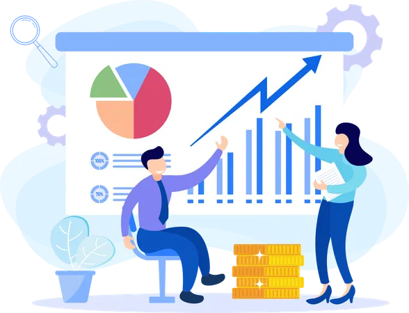 Évaluation d'entreprise  Illustration