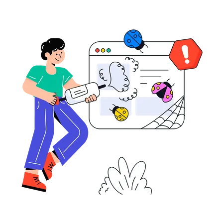 Fehler aufgetreten  Illustration