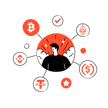 Finanças Descentralizadas  Ilustração