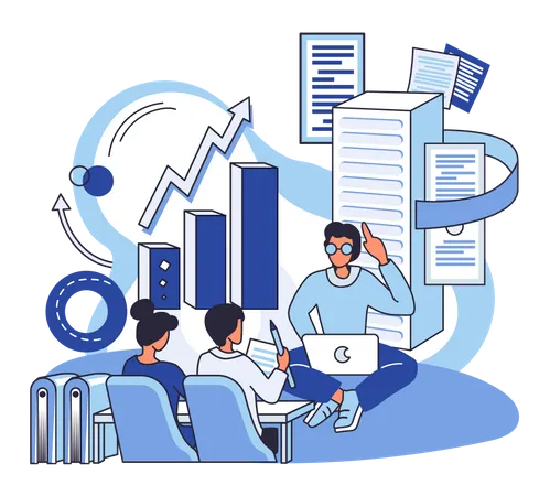 Formación en investigación empresarial  Ilustración