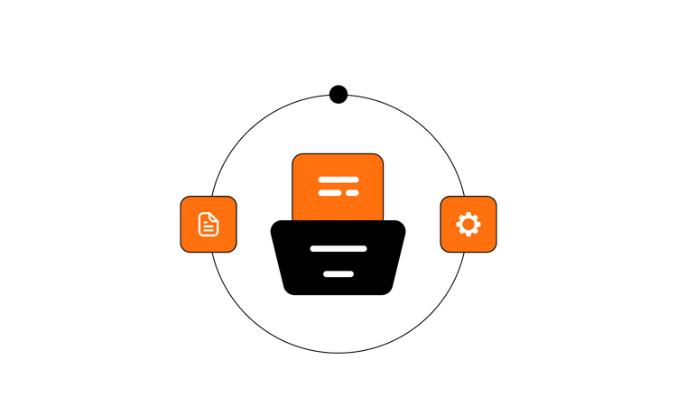 Gestion de documents  Illustration