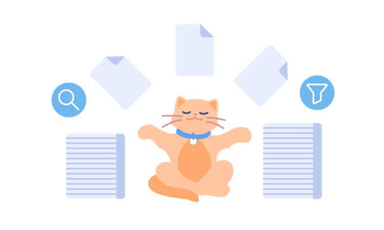 Gestion de documents  Illustration