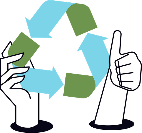 La gestion des déchets  Illustration
