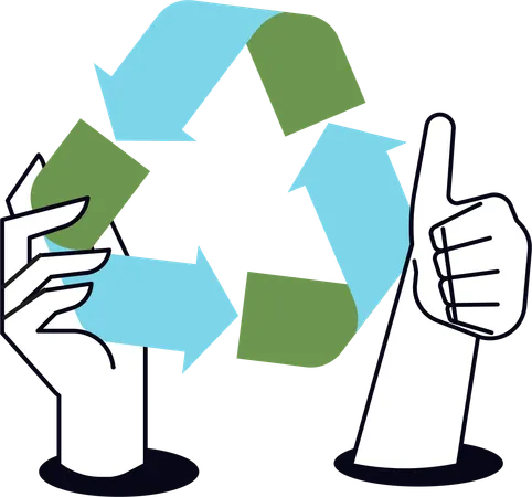 La gestion des déchets  Illustration