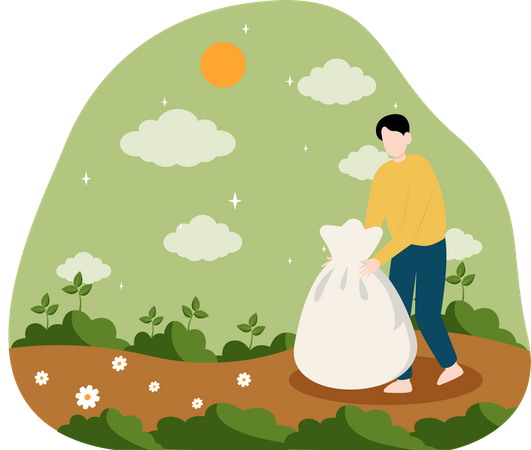 La gestion des déchets  Illustration