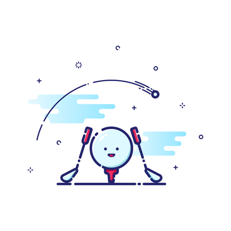 Golfsport  Illustration