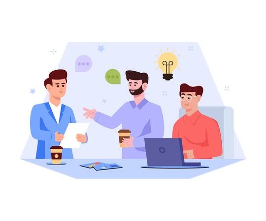 Group Discussion  Illustration