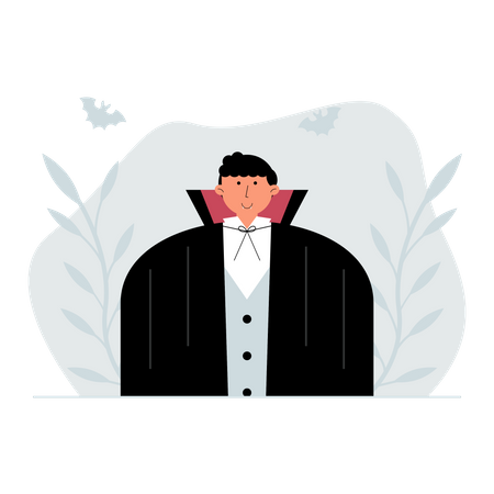 Halloween-Dracula  Illustration