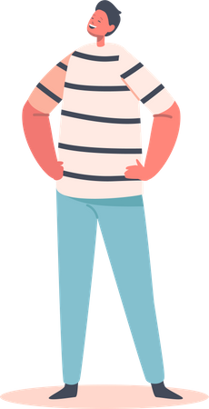 Happy man  Illustration