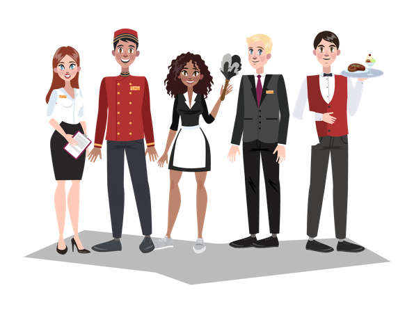 Hotel staff  Illustration