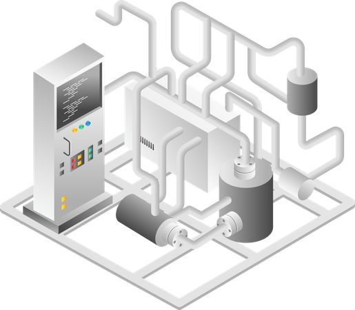 Industrial machine  Illustration