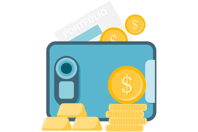 Investimento inteligente  Ilustração