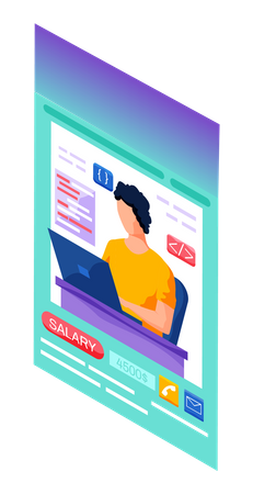 Job Recruitment  Illustration