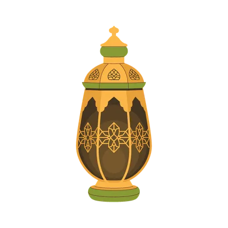 Lantern Celebrating Ramadan  Illustration