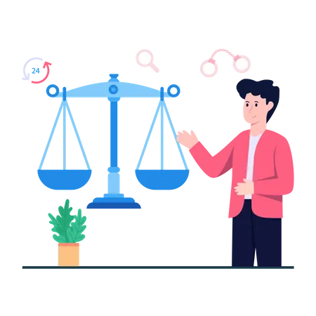Law and order  Illustration