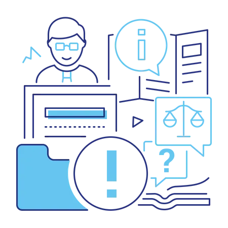 Lawyer  Illustration
