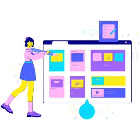 Lista de controle  Ilustração