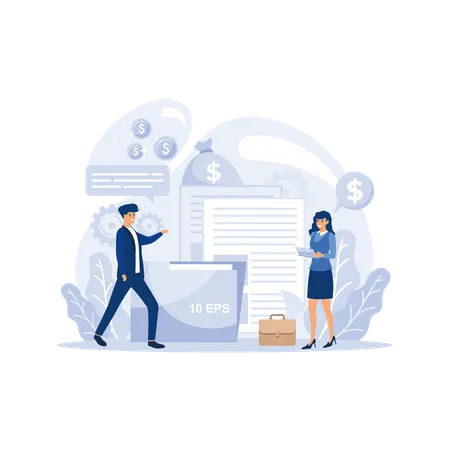 Loan disbursement  Illustration