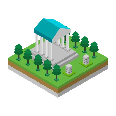 Local sagrado  Ilustração