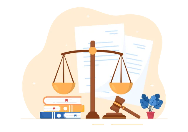 Droit et justice  Illustration