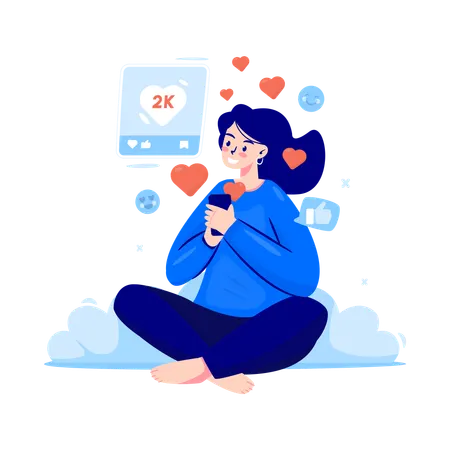 Love addiction  Illustration