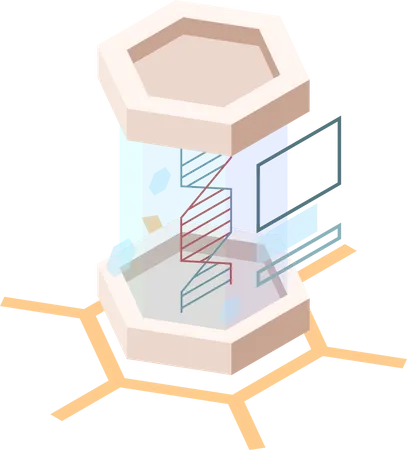 Medicina moderna  Ilustração