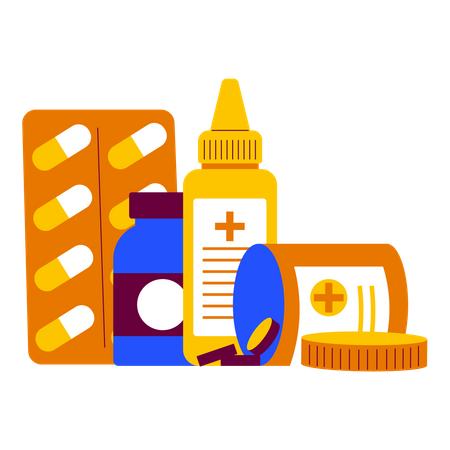 Medicines  Illustration