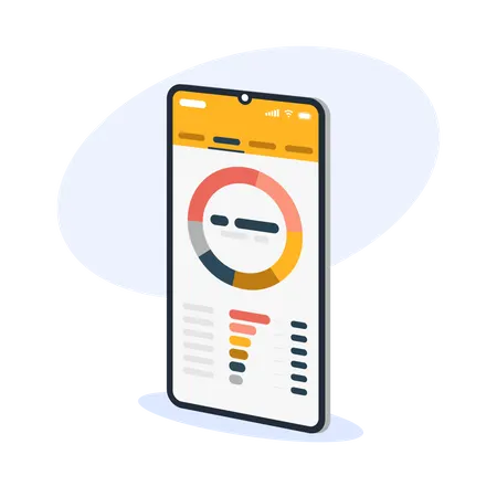 Mobile Analysen  Illustration