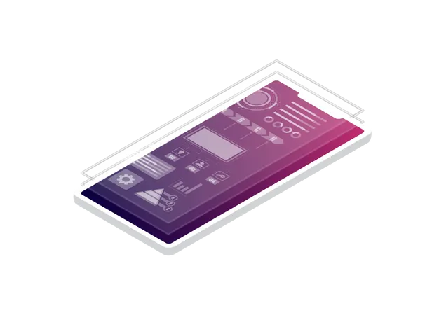 Mobile  Illustration