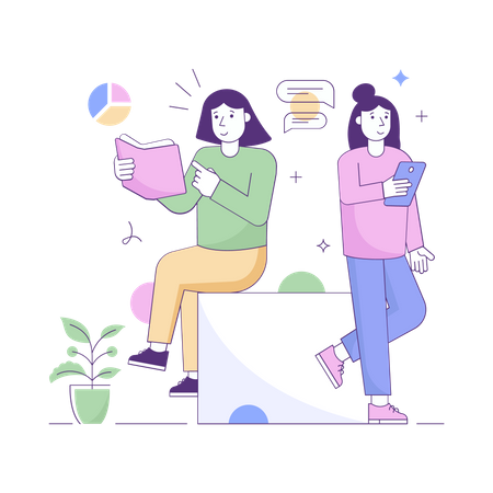 Moderne Bildung  Illustration