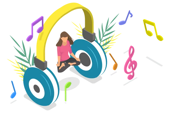 Music Therapy  Illustration