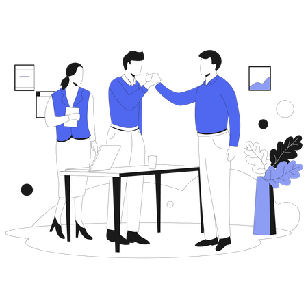 Acordo comercial  Ilustração