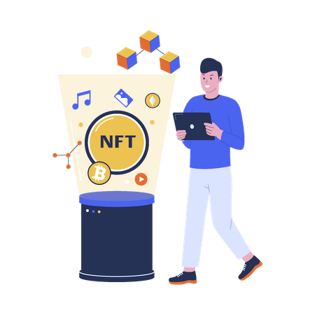 NFT  Ilustração