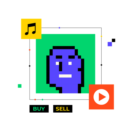 Token NFT  Ilustração