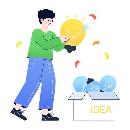 Nova ideia  Ilustração