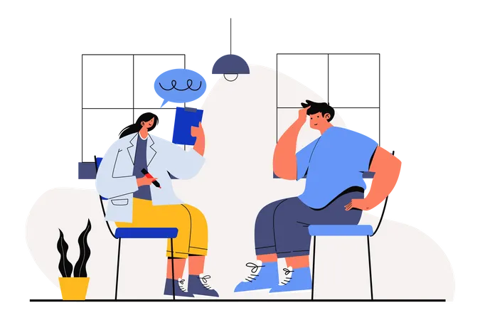 Obesity Consultation Illustration