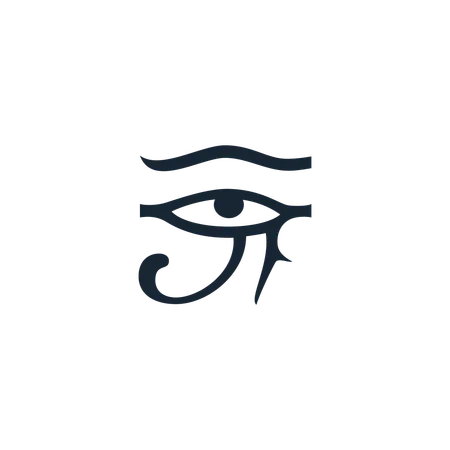 Oeil d'Horus égyptien  Illustration