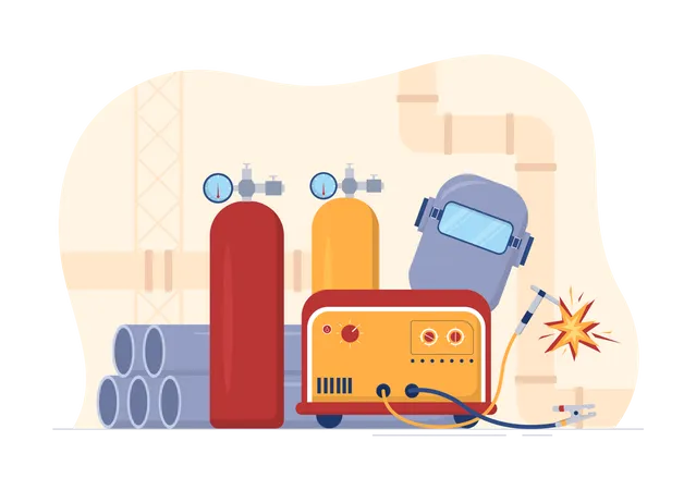 Outils de soudage  Illustration