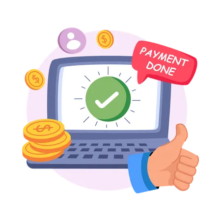 Paiement effectué Illustration