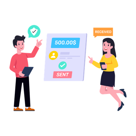 Payment Received  Illustration