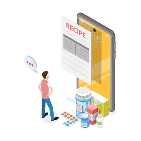 Pharmacy Store  Illustration