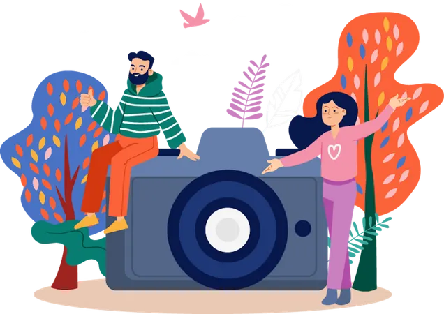 Photo studio  イラスト