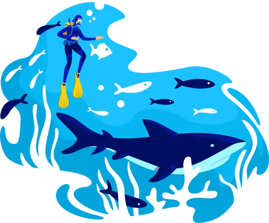 Plongée sous-marine  Illustration
