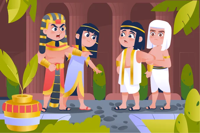 Potiphar's betrayal  Illustration