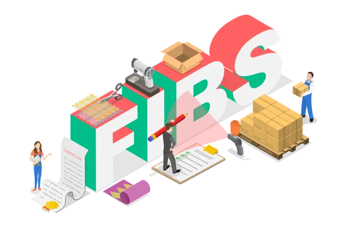 Processo de Fabricação da Indústria Têxtil  Ilustração