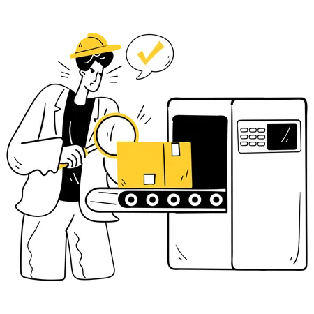 Product Testing Lab  Illustration
