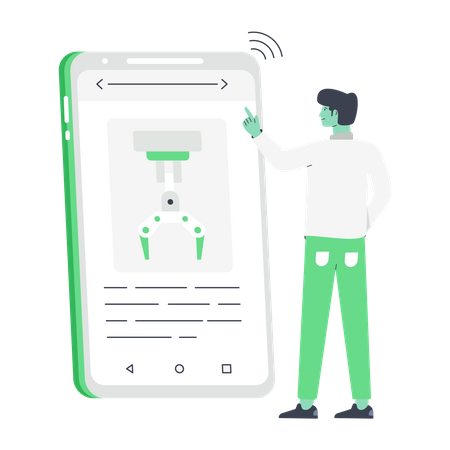 Production Automation  Illustration